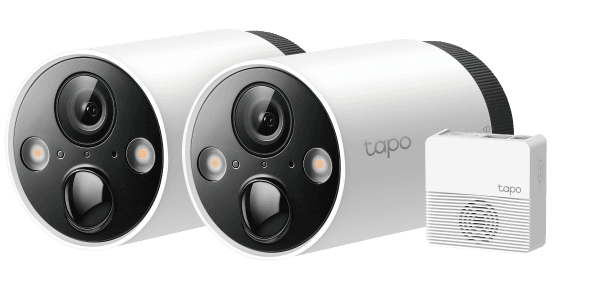 TP-LINK Tapo Okos, vezeték nélküli kamera rendszer 2K QHD, 2-Kamerás rendszer