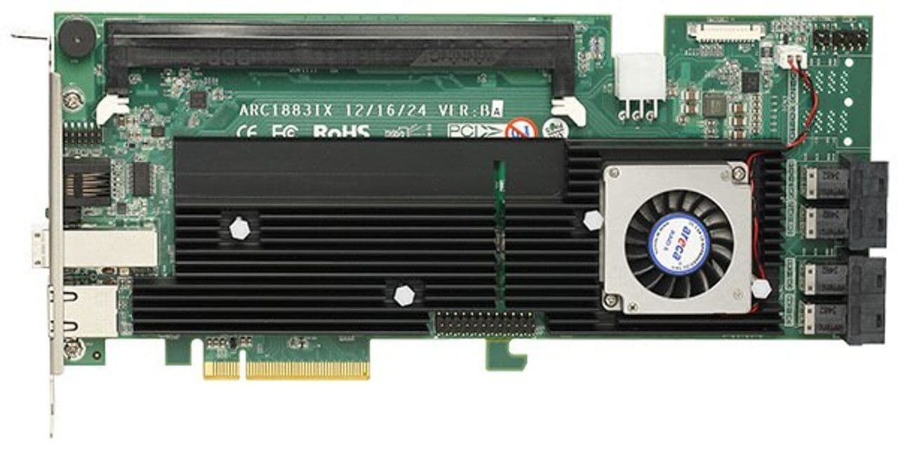 ARECA RAID Controller ARC-1883IX-24 SAS/SATA 4 port ext. 24 port int.
