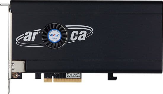 ARECA RAID Controller ARC-1886-4N8I, PCIe Gen 4.0 M.2 NVMe Hardware RAID Adapter