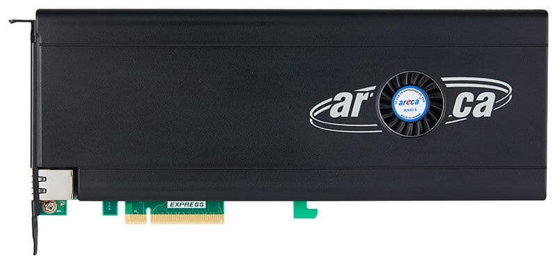 ARECA RAID Controller ARC-1886-6N2I, PCIe Gen 4.0 M.2 NVMe Hardware RAID Adapter