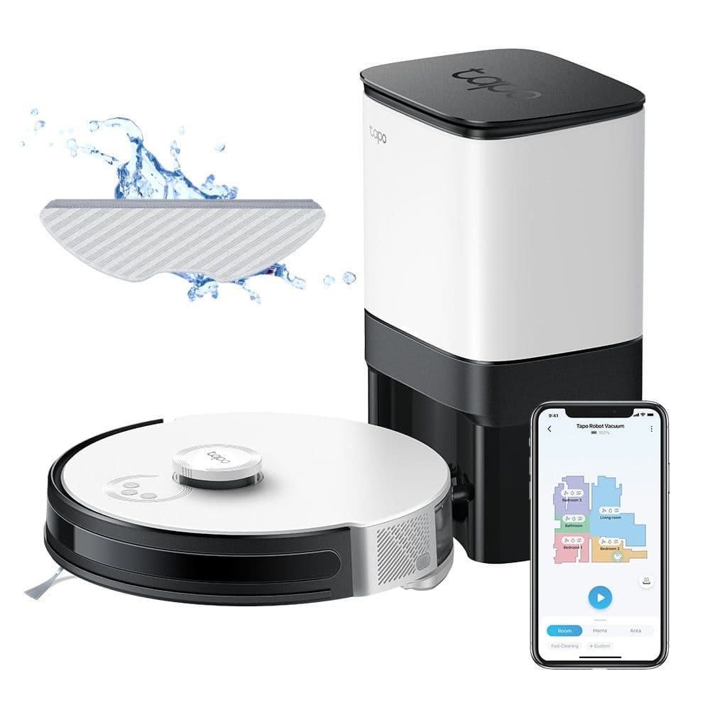 TP-LINK Tapo Navigációs robotporszívó és felmosó + inteligens autómatikus ürítő