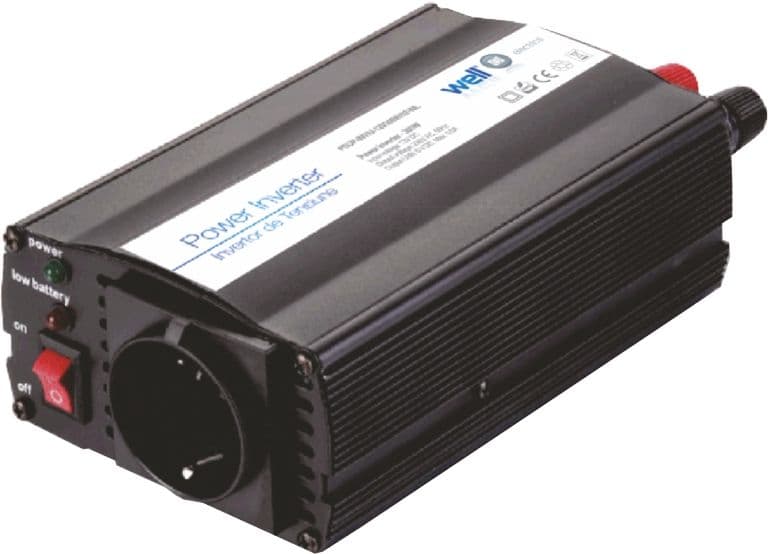 WELL Autós inverter 300W 24V, USB porttal