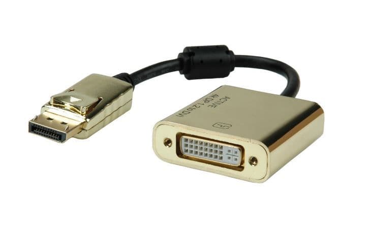 ROLINE Adapter Gold 4k DisplayPort - DVI, M/F