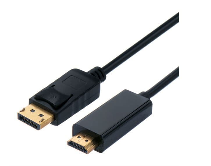 STANDARD Kábel DisplayPort - HDMI 5m, fekete