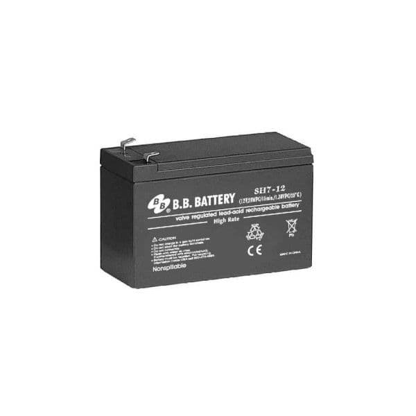 BB AGM akkumulátor 12V 7Ah SH7-12 T2
