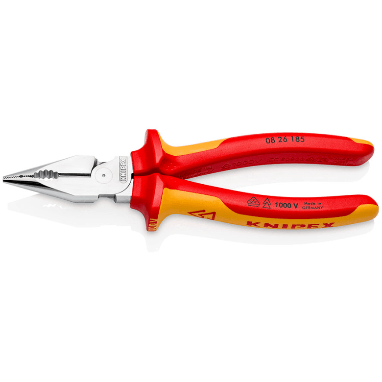 KNIPEX Egyetemes fogó, 185mm, hegyes, 1000V