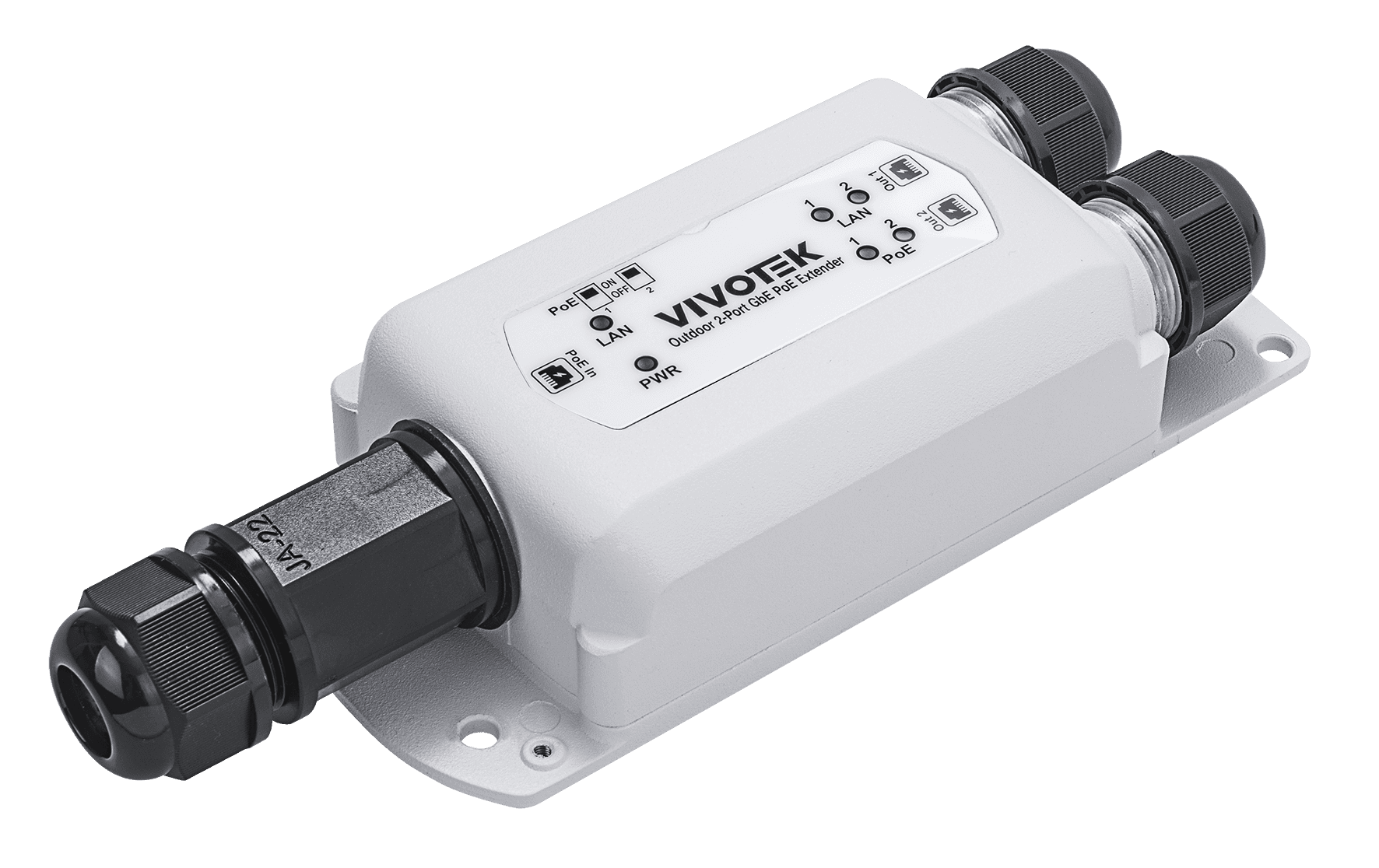 VIVOTEK PoE Extender Kültéri 2-port AP-GXC-0250