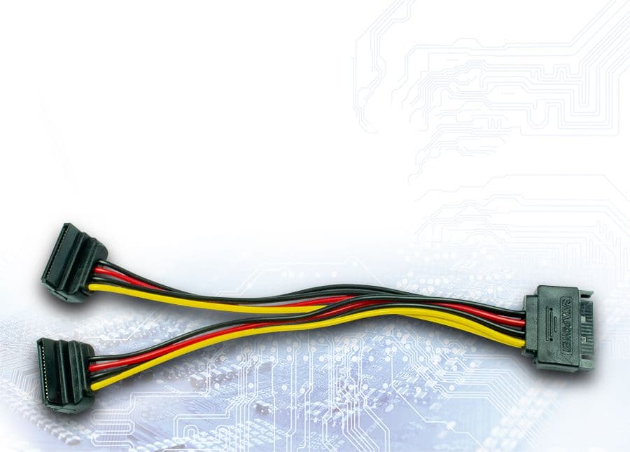ARGUS Adapter 1x SATA - 2x SATA, M/ 2x F, 0,15m