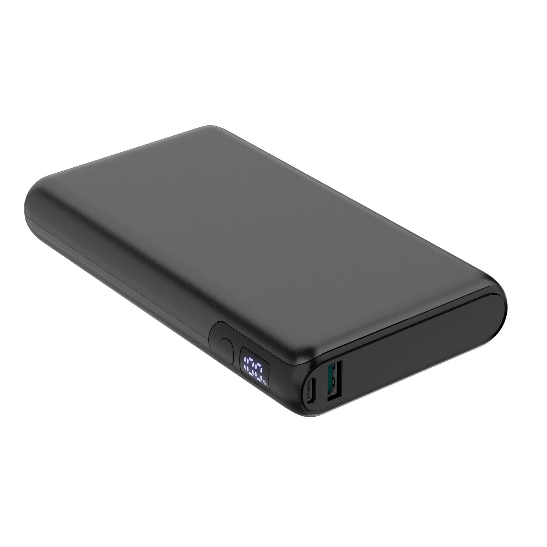 PLATINET Power Bank hordozható töltő 30000mAh, 2 USB-C, 1 USB-A, 3,7V 111Wh, 100W, PD, QC, Li-Ion, fekete