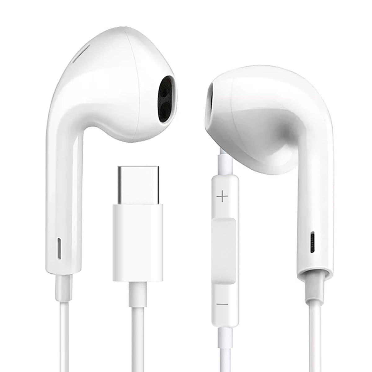 FIESTA Fülhallgató, vezetékes, USB-C, mikrofonnal, fehér