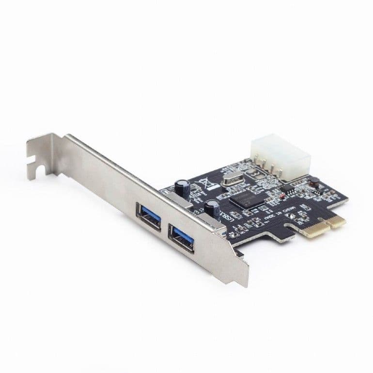 GEMBIRD PCIe kártya - USB 3.0, 2 port