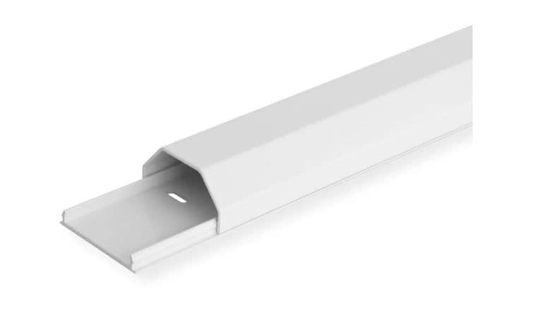 ROLINE Kábelfedél, Alumínium, 33x18mm, fehér, 1,1 m