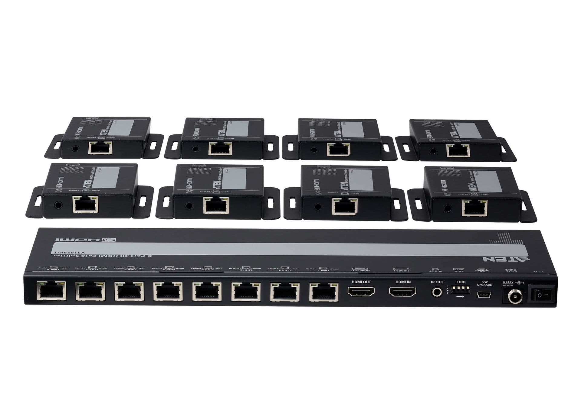 ATEN Splitter Kit HDMI, 4K, 8 port - VS1828KIT-AT-G