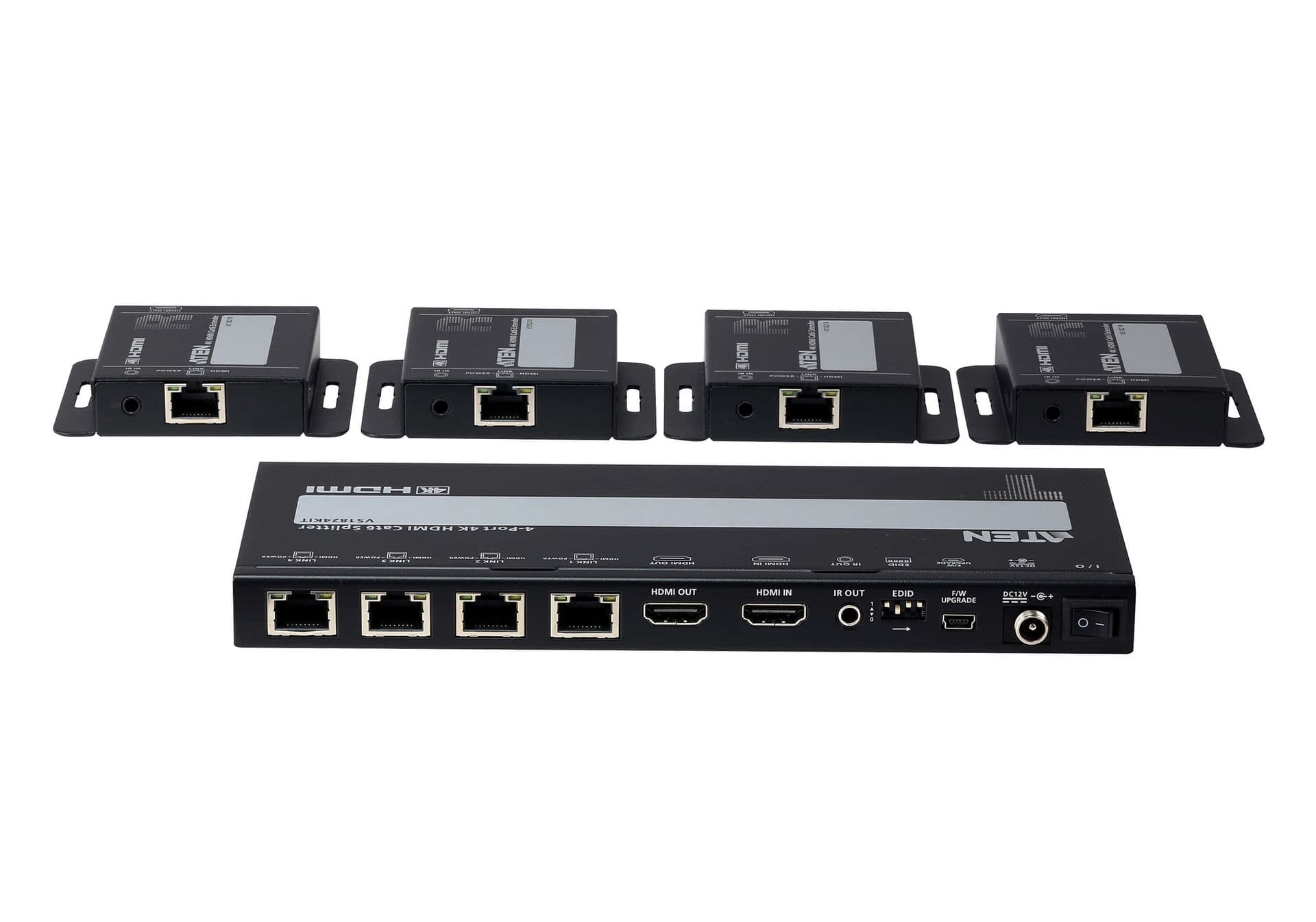 ATEN Splitter Kit HDMI, 4K, 4 port - VS1824KIT-AT-G