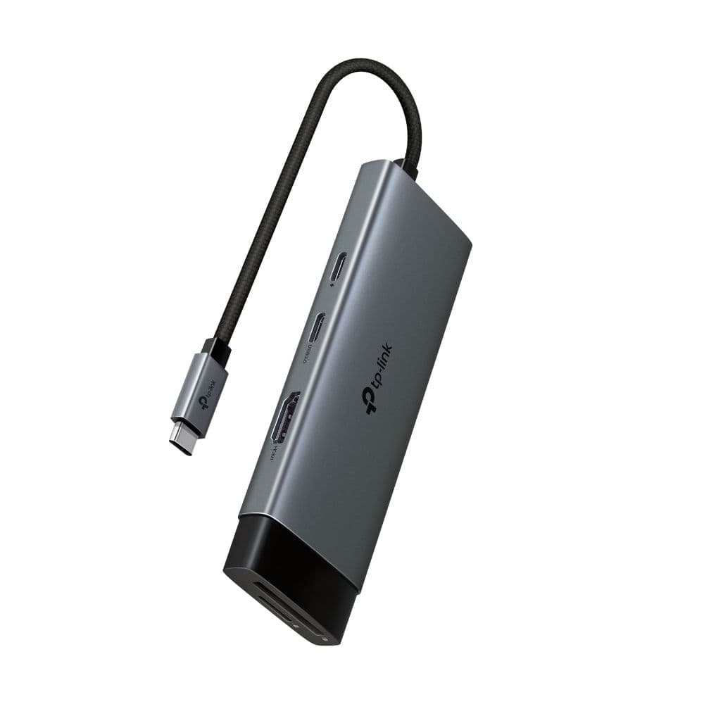 TP-LINK USB 3.2 Gen1 HUB 7 Portos 1xHDMI + 1xPD 100W +1xUSB-C + 2xUSB +1xSD + 1xMicro SD, UH7020C