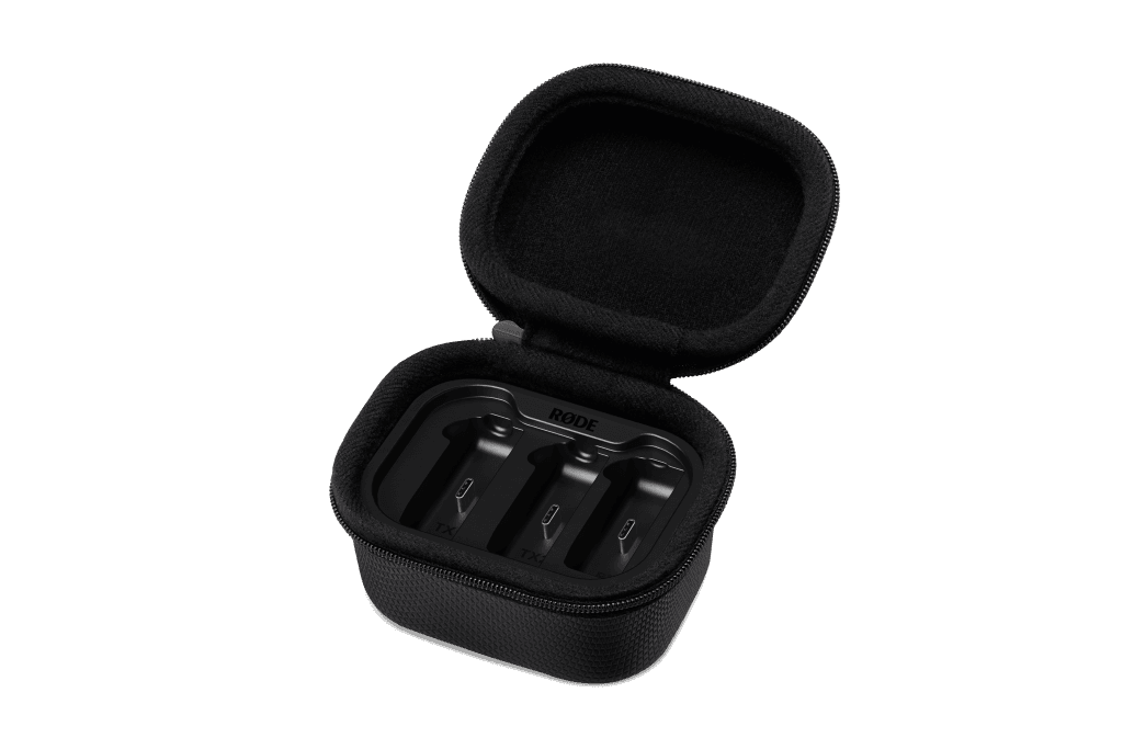 RODE Charge Case+ töltő tok és hordtáska Wireless GO GEN3 vezeték nélküli mikrofon rendszerhez