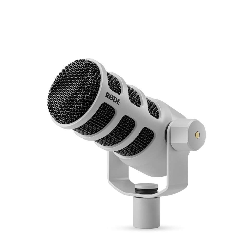 RODE PodMic dinamikus podcast és produkciós mikrofon, fehér