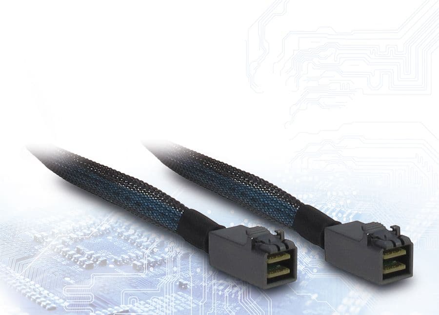 ARGUS Kábel MiniSas HD SFF 8643 - SFF 8643 - 1m
