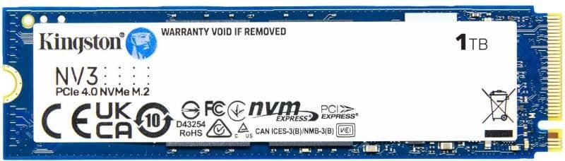 KINGSTON SSD M.2 2280 PCIe 4.0 NVMe 1000GB NV3