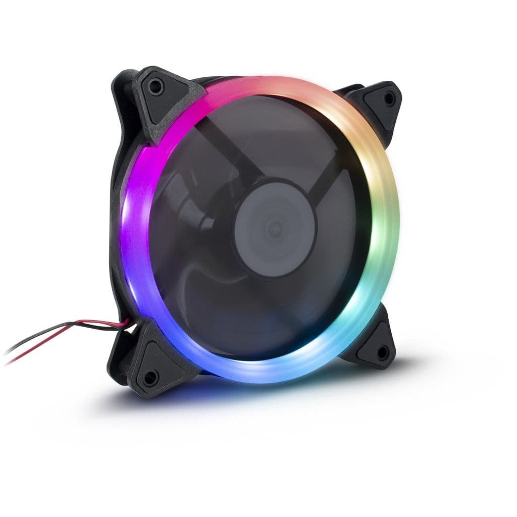 ARGUS Gamer hűtő ventilátor, 2 tűs, 120mm, RGB - 1 darabos kiszerelés