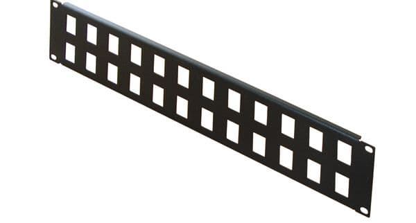 CONTEG patch panel 19" 2U 24p