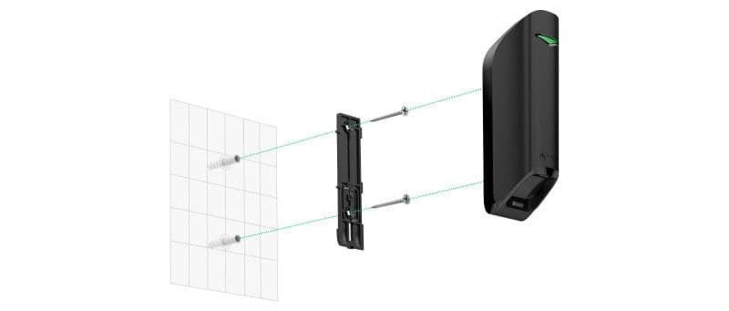 AJAX Bracket MotionProtect Curtain BL