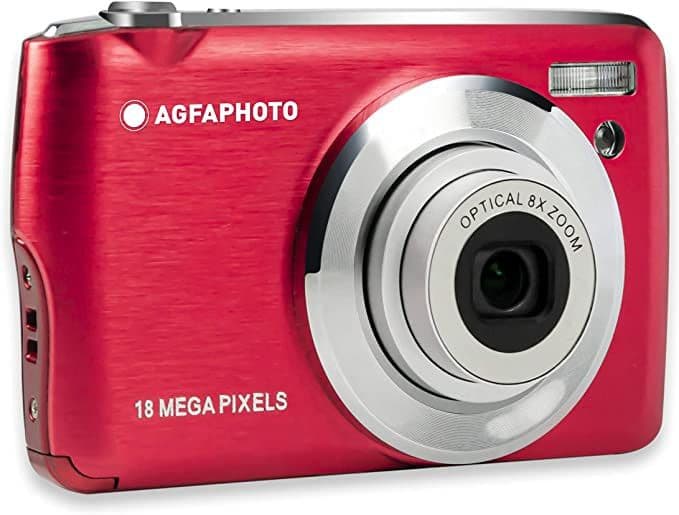AGFAPhoto DC8200 kompakt digitális fényképezőgép, piros