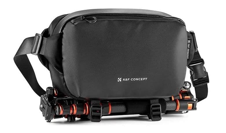 K&F Concept Alpha Sling 10L, fotós oldaltáska, fekete