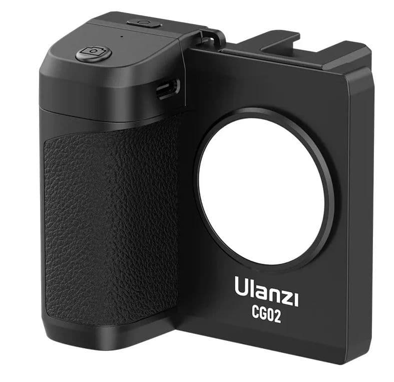 ULANZI CG-02 okostelefon markolat, bluetooth kioldóval, fekete