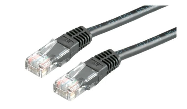 STANDARD Patch kábel UTP CAT6, 2m, fekete