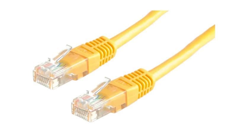 STANDARD Patch kábel UTP CAT6, 2m, sárga