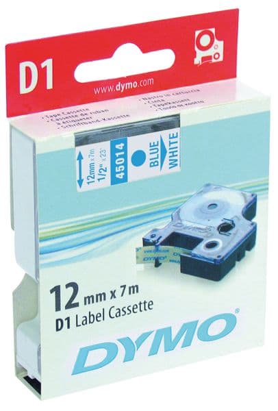 DYMO címke LM D1 alap 12mm kék betű / fehér alap