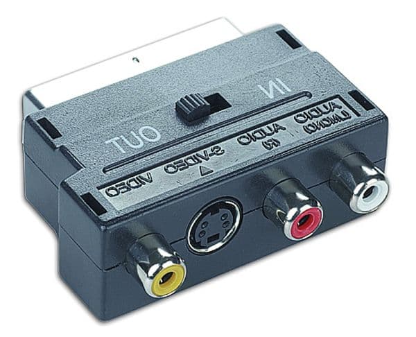 GEMBIRD Adapter Scart- 3RCA+Svideo