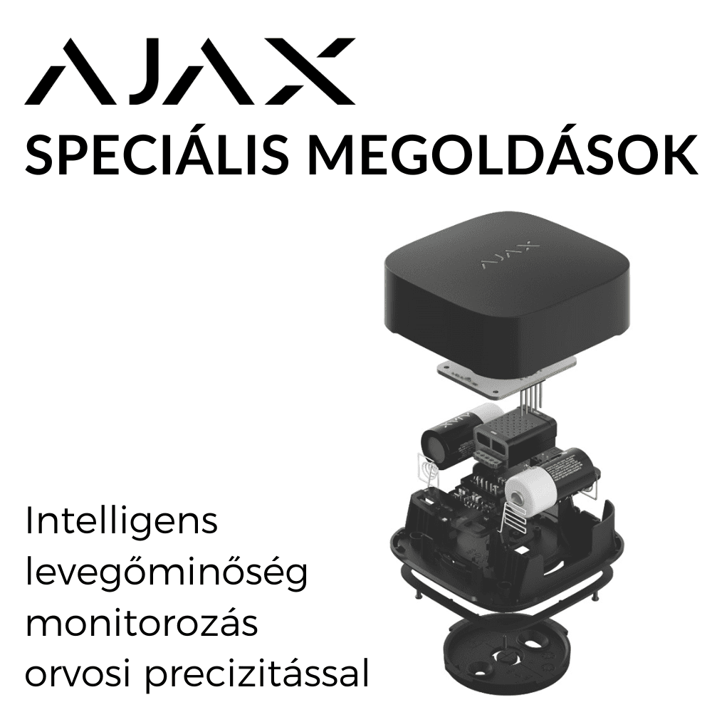 AJAX speciális megoldások – Intelligens levegőminőség monitorozás, orvosi precizitással