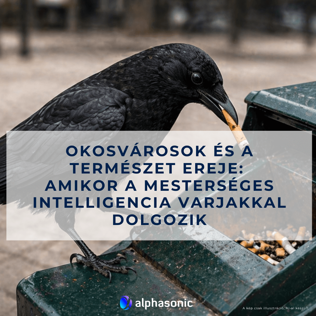 Okosvárosok és a természet ereje: Amikor a mesterséges intelligencia varjakkal dolgozik