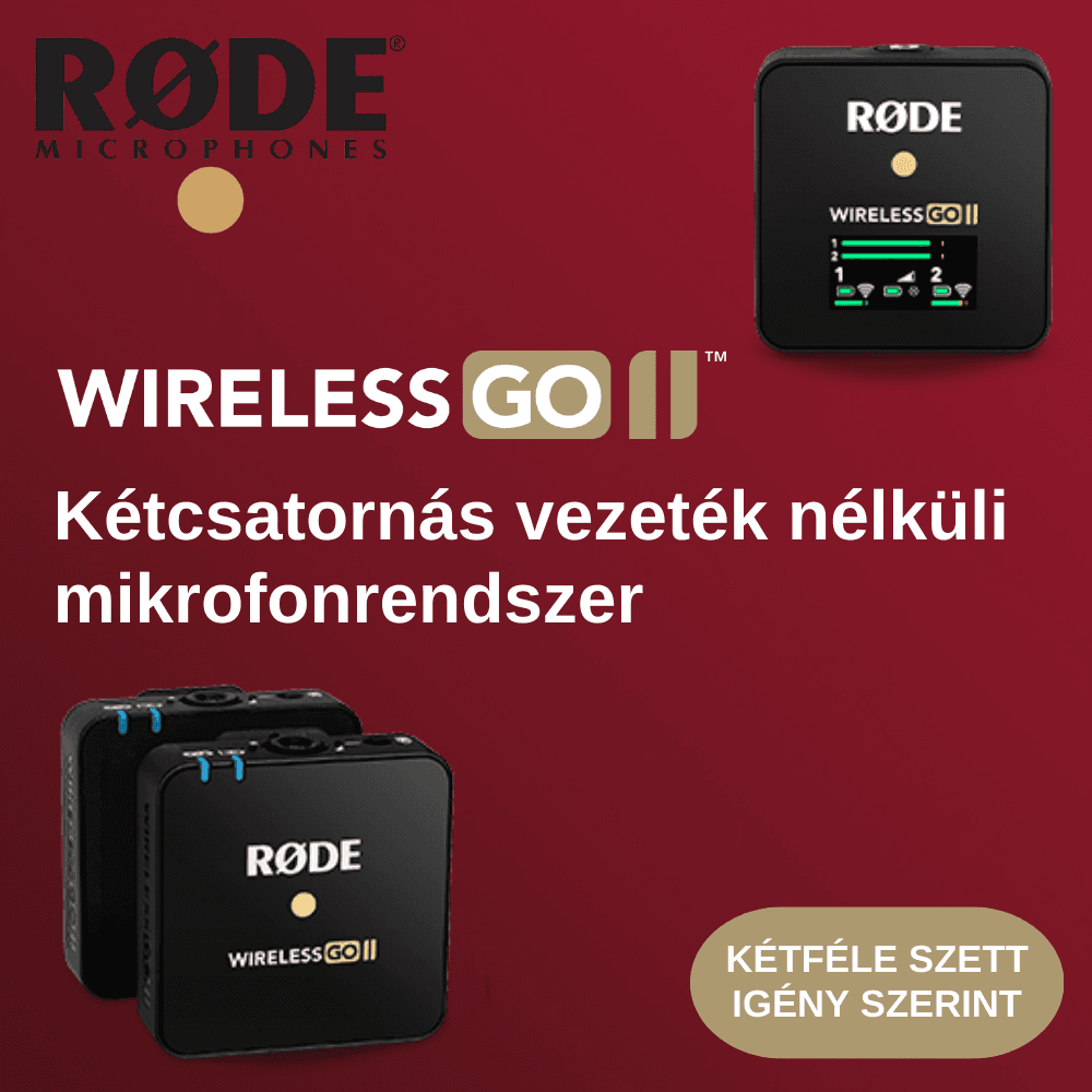 A világ legkisebb vezeték nélküli mikrofon rendszere, megérkezett a RØDE Wigo II!